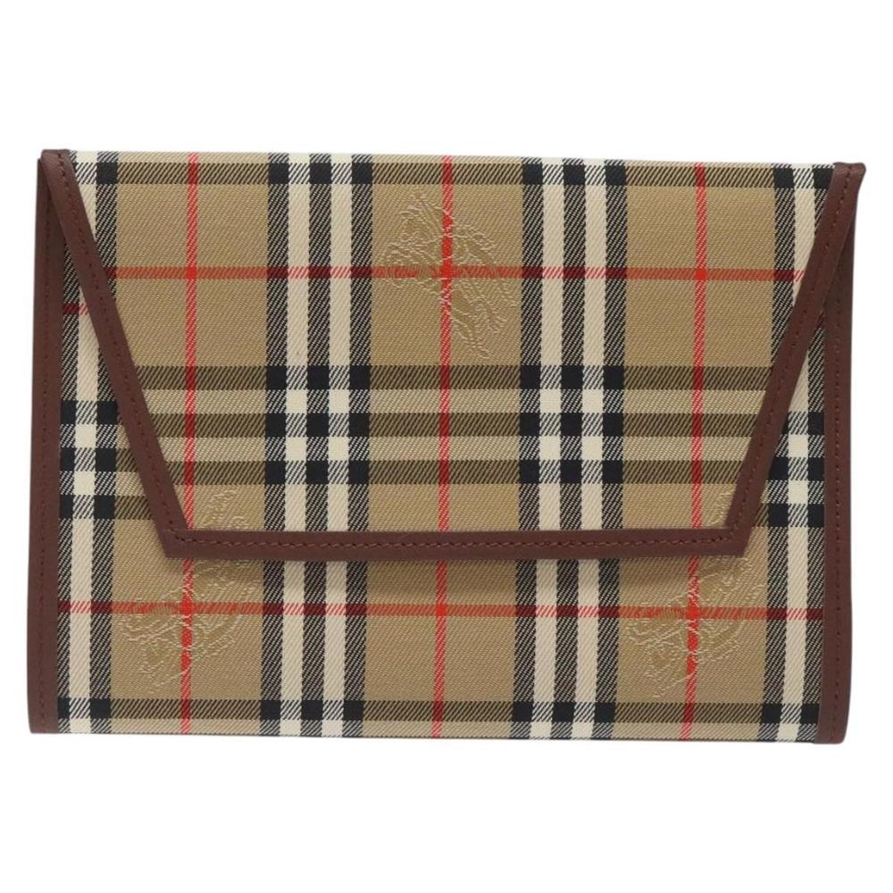 BURBERRY Nova Check Day Planner Cover Canvas Beige Auth am8273 - Picture 13 of 16